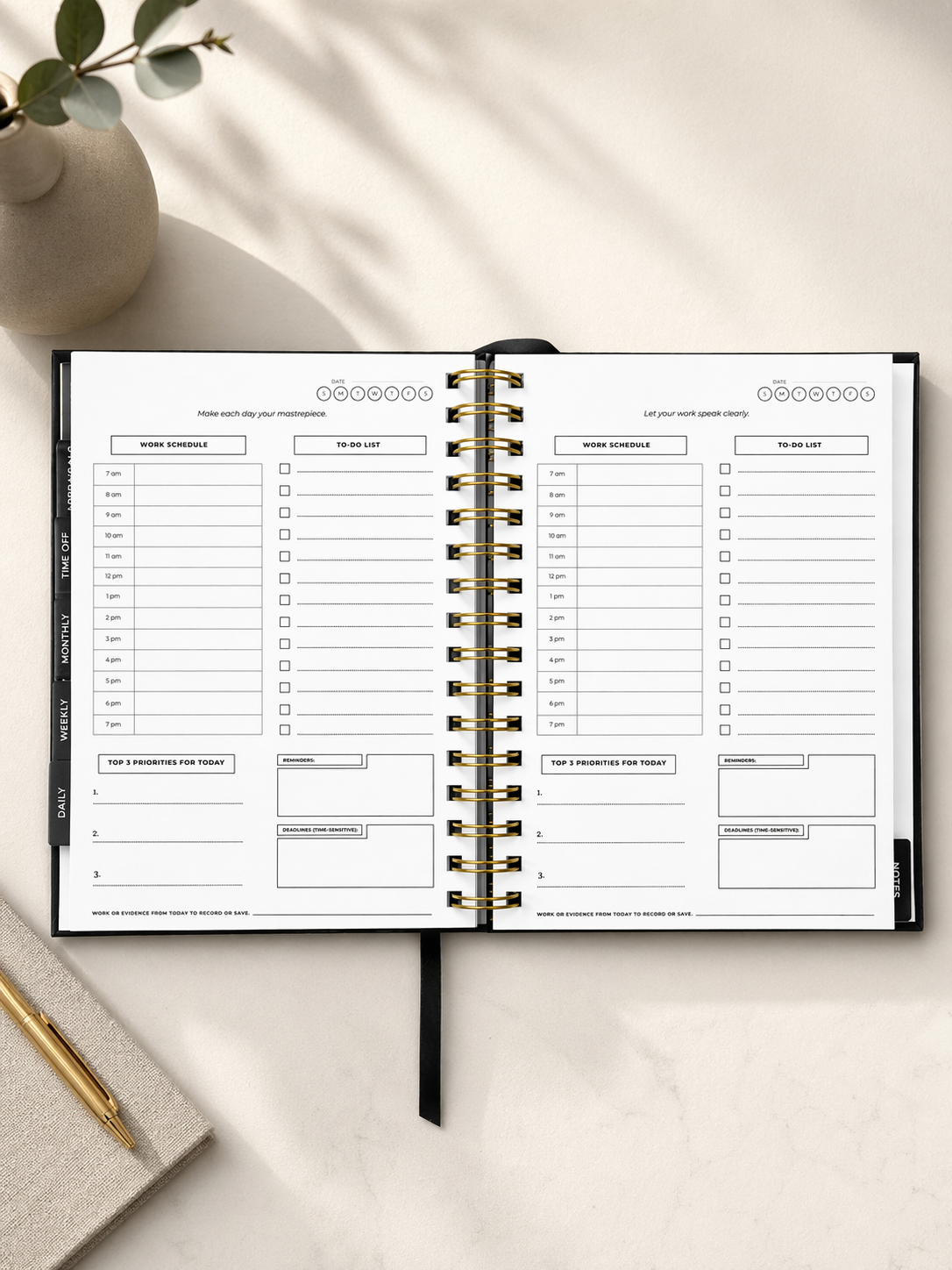 The Work Receipts Planner™